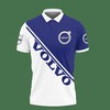 Stay cool and comfortable with the 3D Printed Volvo Vth-Nh Polo Shirt Ver 1 (Blue) and breathable fabric.