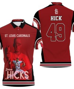 Stay cool and comfortable with the breathable fabric all-over print polo shirt featuring the St. Louis Cardinals!