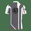 Stay cool in this Grey 3D Printed Jeep Wrangler Nct-Va Polo Shirt Ver 2 while enjoying your off road adventures