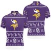 Stay cozy this holiday season with this unique Minnesota Vikings ugly sweatshirt Christmas 3D polo shirt.