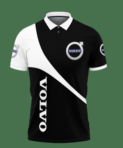 Stay fresh with the 3D Printed Volvo Pvt-Ht Polo Shirt Ver 1 (White) and breathable fabric.