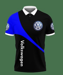 Stay stylish all day long in the 3D Printed Volkswagen PVT-HL Polo Shirt Ver 2 (Blue) and comfortable fabric.