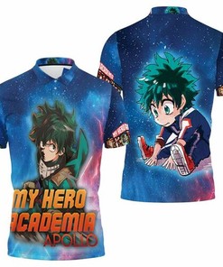 Stay stylish and trendy with this Monster Energy Apollo Midoriya Izuku 3D all over print polo shirt.