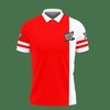 Stay trendy with the 3D Printed Wwe Tnt-Va Polo Shirt Ver 1 (Red) featuring an all-over print and classic polo collar.
