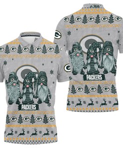 Stay warm and stylish with Green Bay Packers Ugly Christmas Jersey and Personalized All Over Print Polo T-shirt