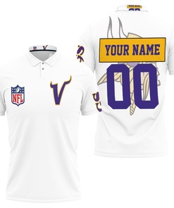Stay warm in style with this personalized Minnesota Vikings NFL bomber jacket and 3D all over print polo shirt.