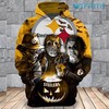 Steelers Jason Michael Freddy Jack-O-Lantern Halloween 3D Hoodie
