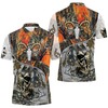 Step Up Your Style Game with Bone Reaper Bow Hunter 3D Jersey Polo Shirt All Over Print Shirt 3D T-Shirt.