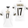 Style it up with Ryan Tannehill #11 Nfl Great Player White 100th Season Golden Edition Jersey Style Polo Shirt