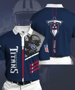 Style while supporting the Tennessee Titans with a Sports American Football NFL Tennessee Titans Polo Shirt