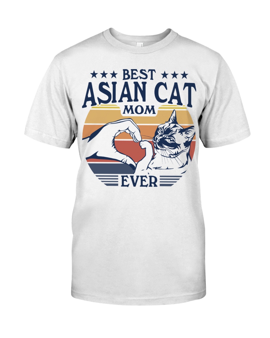 Stylish Asian Cat T-Shirt For Women - A Cool Addition To Your Cat Clothing Collection
