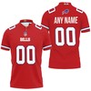 Stylish Buffalo Bills Fans Unite: Red Color Rush Jersey NFL American Football Custom Gift for Bills Fans Polo Shirt