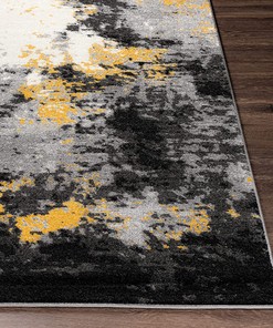Stylish and Elegant Cantrell Modern Area Rug in Black - Perfect for Home Decoration