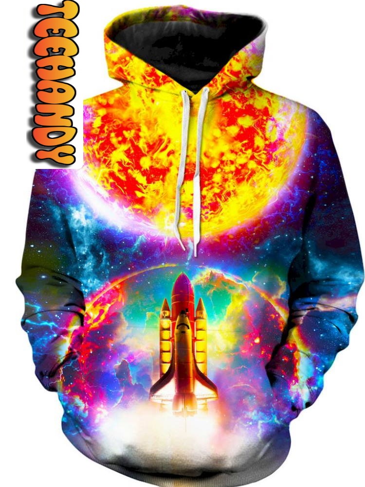 Suicide Mission All Over Print 3D Hoodie with Grunge Design