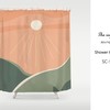 Sunshine Orange Sky Mountain Disney Shower Curtain, Extra Heavy and Waterproof with Custom Sizes for a Cheerful Morning