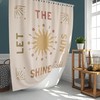 Sunshine Quote Shower Curtain | Morning Sunrise | Home Bathroom Decor | Inspirational Theme | House Warming Gift