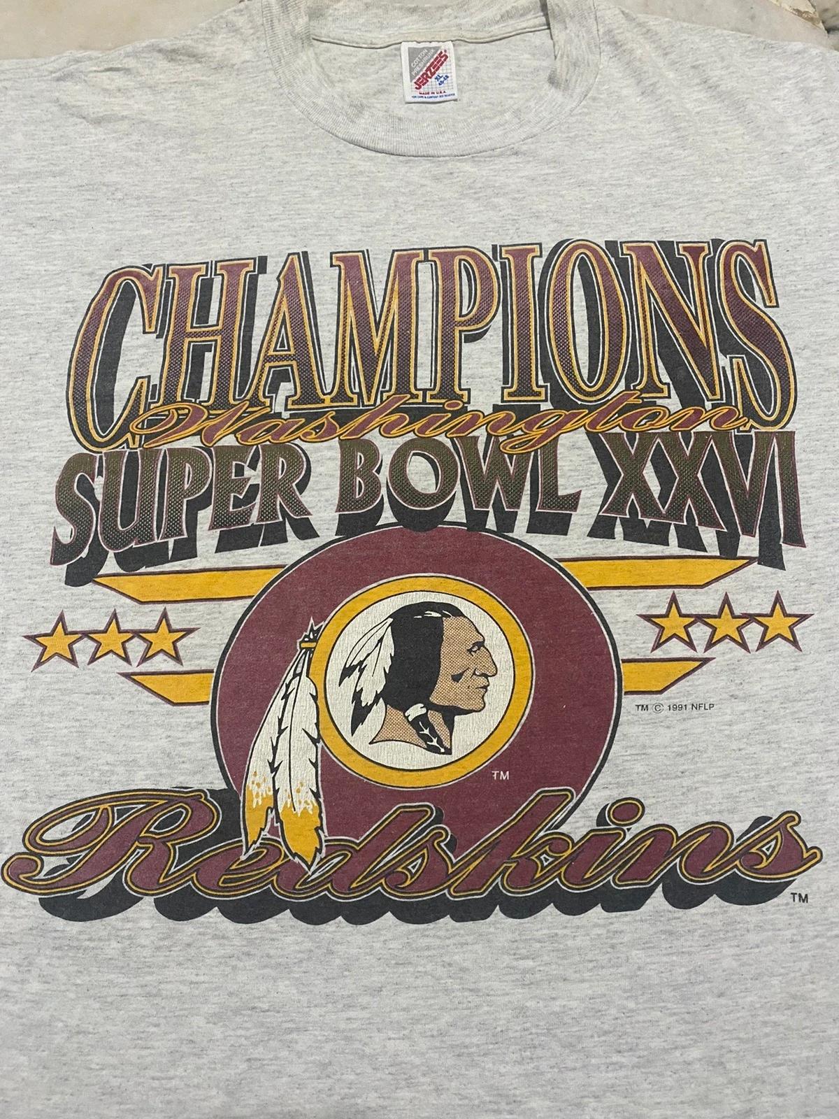 Super Bowl Xxvi Champions Redskins Sweatshirt T-shirt, NFL Football Teams Gifts For Fans - Image 2