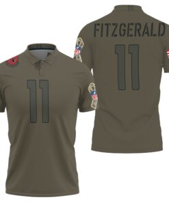 Support Larry Fitzgerald with his Jr. #11 Salute To Service Polo Shirt