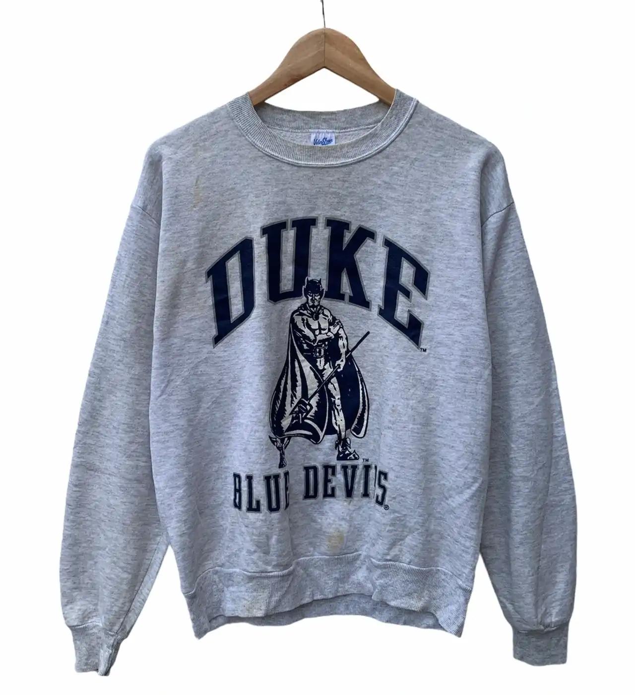 Support The Duke Blue Devils With Vintage 80S Ncaa T-Shirt, Sweatshirt Hoodie