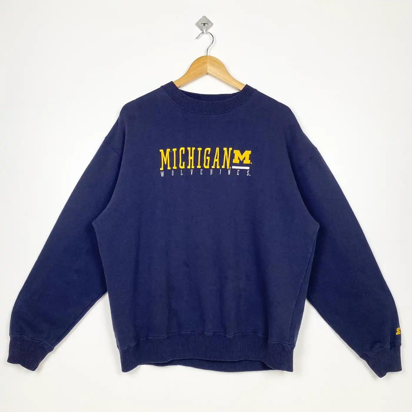 Support The University Of Michigan Wolverines With Starter Ncaa T-Shirts, Sweatshirts, Hoodies
