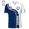 Support Your Team in Style with the Indianapolis Colts NFL Polo Shirt