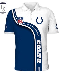 Support Your Team in Style with the Indianapolis Colts NFL Polo Shirt