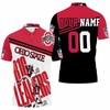 Support Your Team with Ohio State Buckeyes NCAA Garret Wilson Chris Olave Best Players B1G Leaders 3D Print Polo Shirt