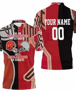 Support Your Teams with the Ohio State Buckeyes and Cleveland Browns Personalized 3D All Over Print Polo Shirt