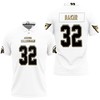 Support the Arizona Cardinals with the Larry Fitzgerald Great Player White 100th Season Golden Edition Polo Shirt