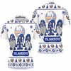 Support the New York Islanders in Style with Christmas Gnomes on a Breathable 3D All-Over Print Polo Shirt