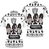 Support the Oakland Raiders in Style with Christmas Gnomes on a Fun 3D Polo Shirt with All-Over Print