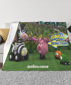 TV Show Character Disney Blanket - Personalized Name and Design - Fun and Cozy Gift for Fans
