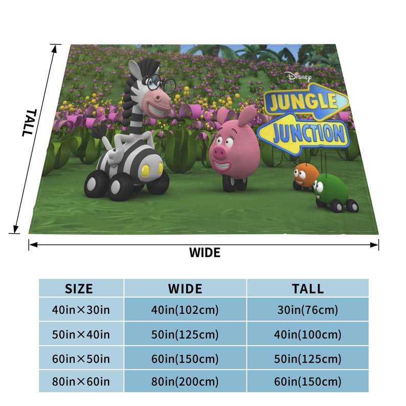 TV Show Character Disney Blanket - Personalized Name and Design - Fun and Cozy Gift for Fans - Image 3