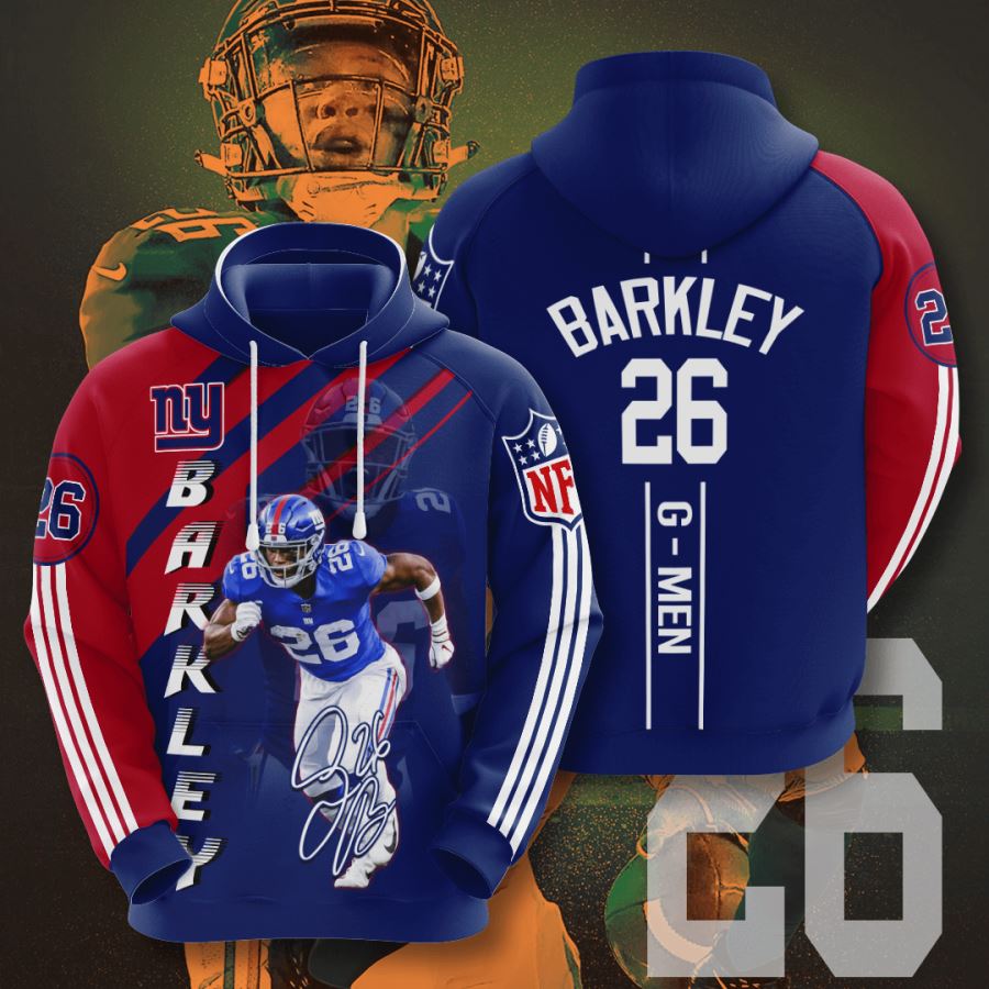 Take Your Fan Spirit to the Next Level with Custom Sport All Over Print Hoodie 3D for New York Giants Fans