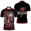 Tampa Bay Buccaneers: 2021 NFC South Division Champions! Get your 3D All Over Print Polo Shirt now.