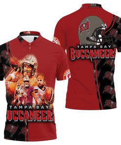 Tampa Bay Buccaneers Green Helmet Nfc South Division Champions Super Bowl 2021 3D All Over Print Polo Shirt