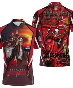 Tampa Bay Buccaneers Super Bowl 2021 Nfc South Champions Division All Over Print Polo Shirt - Celebrate Victory