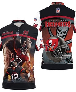 Tampa Bay Buccaneers Super Bowl 2021 Nfc South Champions Division Breathable All Over Print Polo Shirt