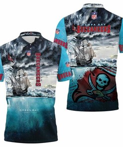 Tampa Bay Buccaneers Super Bowl 2021 Pirate NFC South Division Champions Personalized 3D All Over Print Polo Shirt