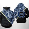 Tampa Bay Rays All Over Print Camo Team 3D Hoodie Zipper