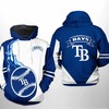 Tampa Bay Rays MLB Classic All Over Print 3D Hoodie