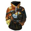 Tauren Warrior of Azeroth All Over Print 3D Hoodie