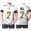 Taysom Hill #7 Nfl American Football Team Logo Color Rush Custom 3d Designed All Over Gift For Saints Fans Polo Shirt