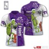 Tcu Horned Frogs Grinch Steals Christmas with Personalized Polo T-shirt