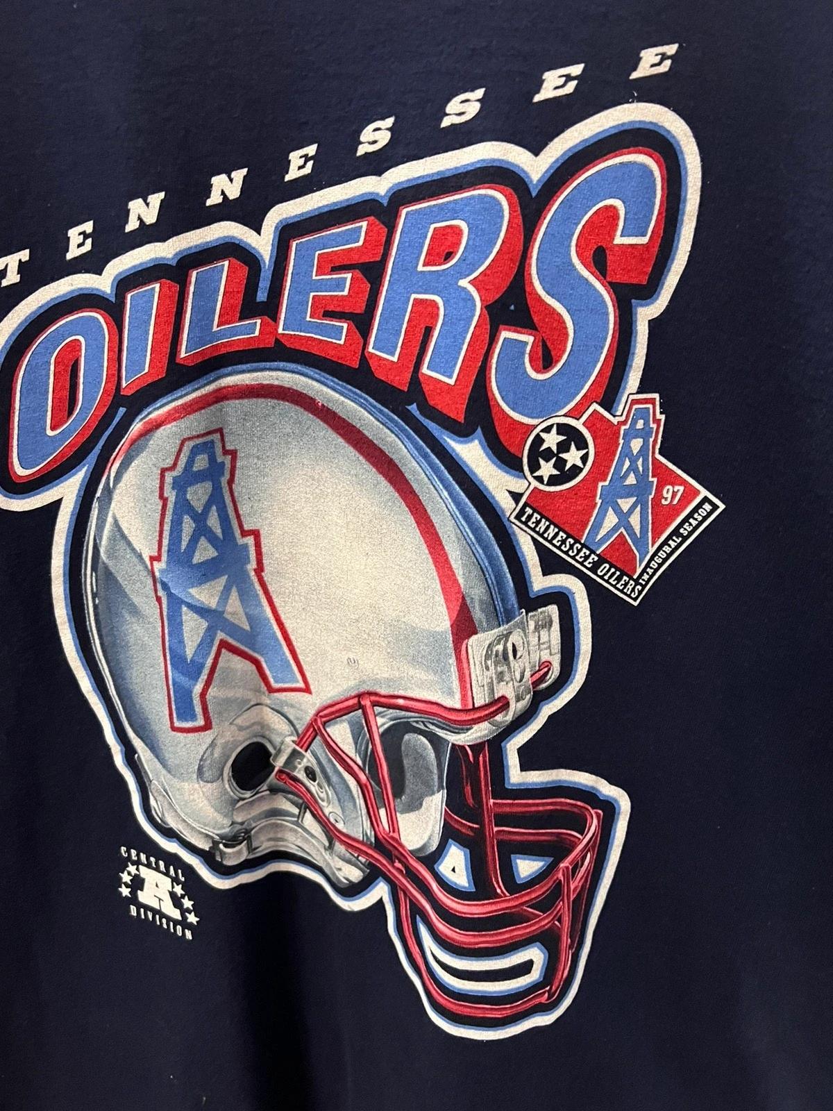 Tennessee Oiler’s 1997 Inaugural Year Rare Sweatshirt T-shirt, NFL Football Teams Gifts For Fans - Image 2