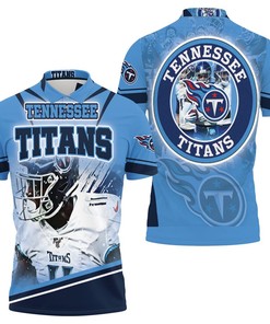 Tennessee Titans Super Bowl 2021 AFC North Division Champions All Over Print Polo Shirt with Personalized 3D Polo Shirt
