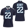 Tennessee Titans and their great player Derrick Henry with a Nfl American Football Team New Game Navy 2019 Polo Shirt