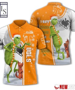 Tennessee Volunteers Grinch Steals Christmas with 3D T-shirt Birthday