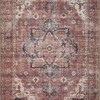 Terra Colored Machine Washable Area Rug - Cozy Addition to Living Room and Bedroom