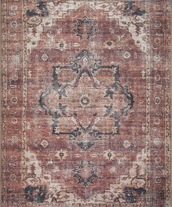 Terra Colored Machine Washable Area Rug - Cozy Addition to Living Room and Bedroom